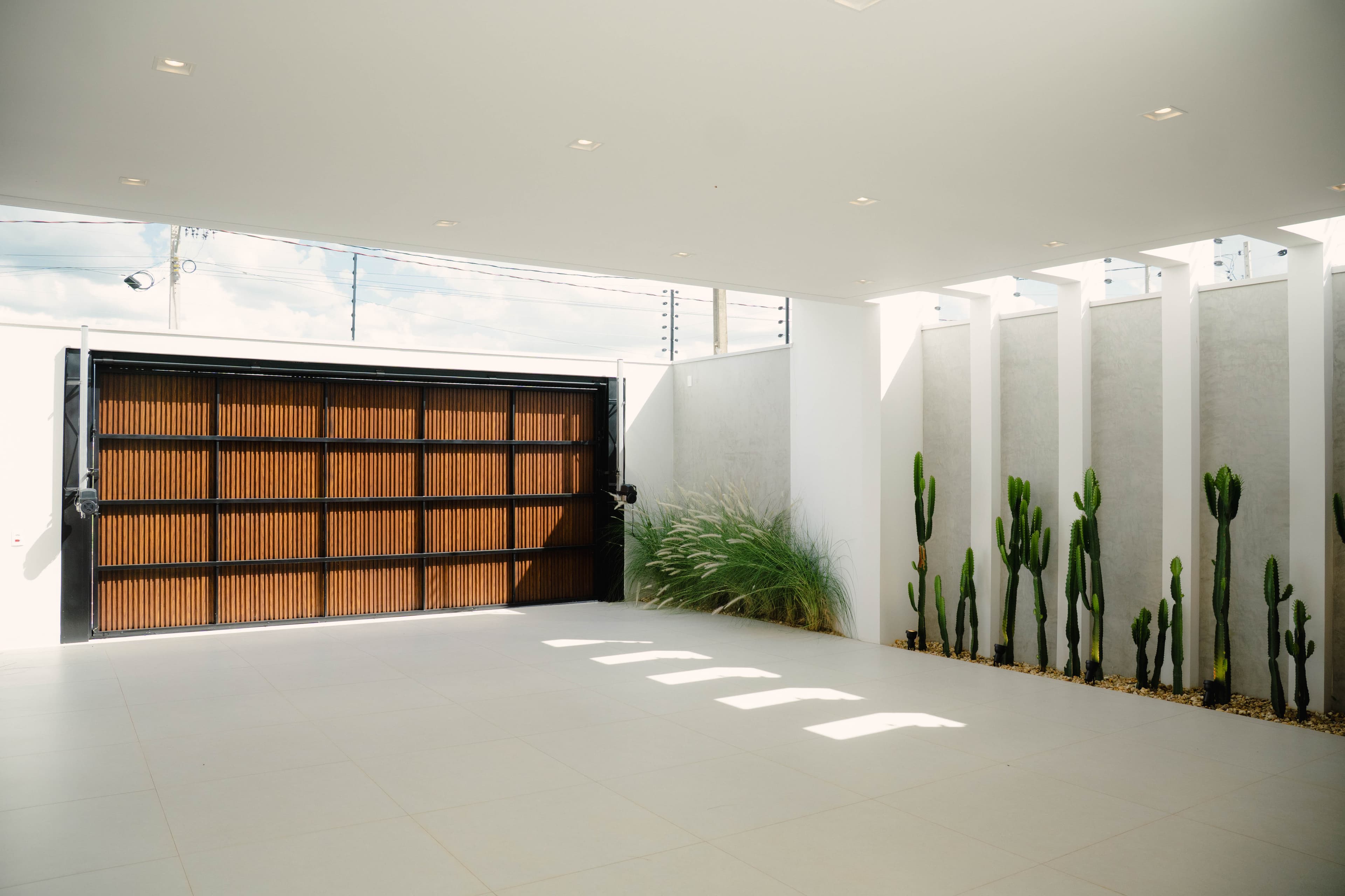 Garagem e Jardim